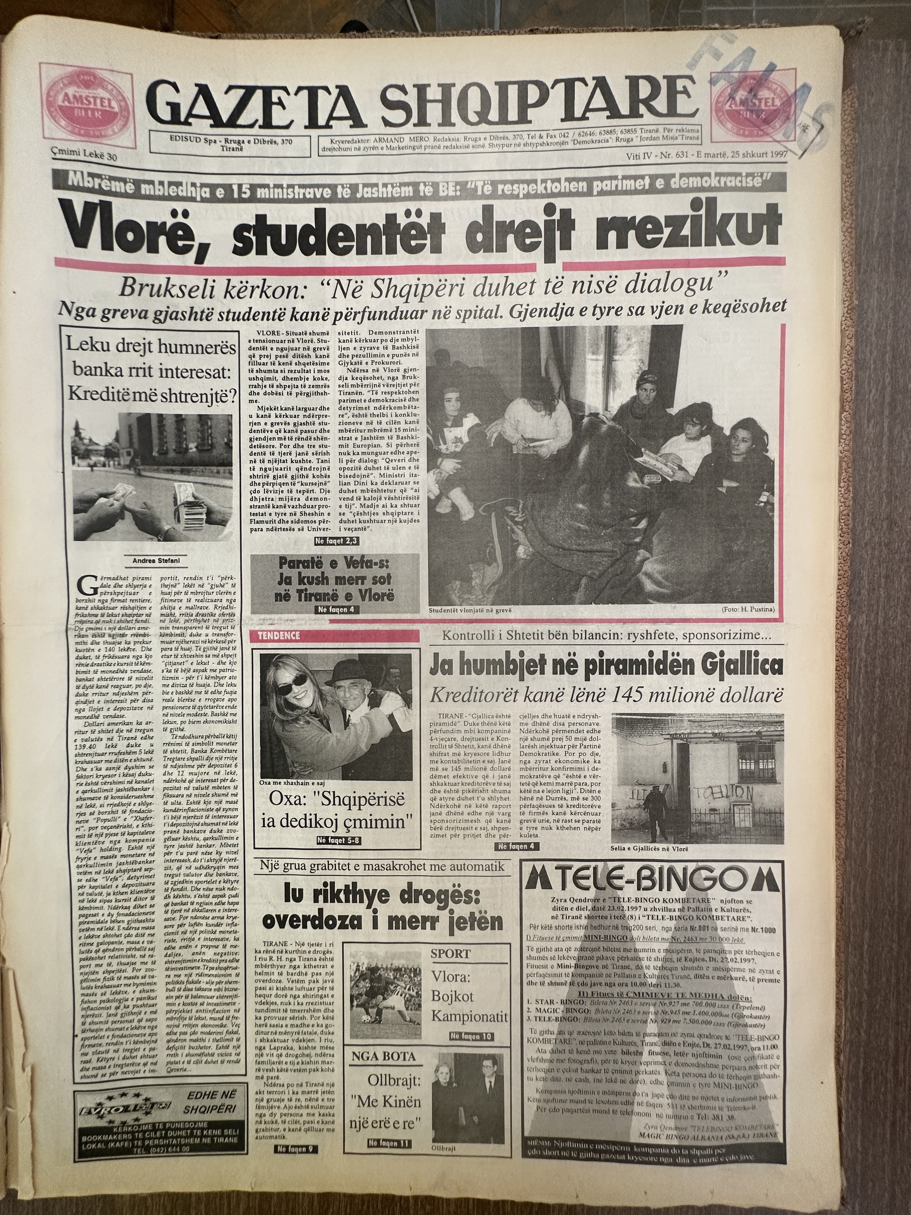 Gazeta Shqiptare 1997-02-25